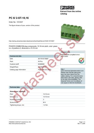 1913507 datasheet  